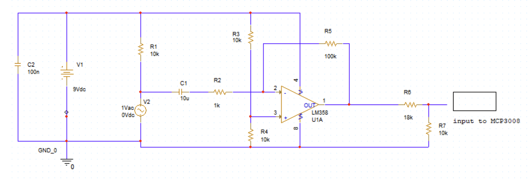 Modified preamplifier circuit from Mic Lab